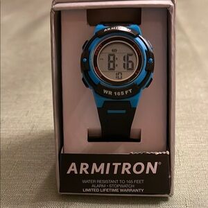 Armitron Blue and Black Digital Watch